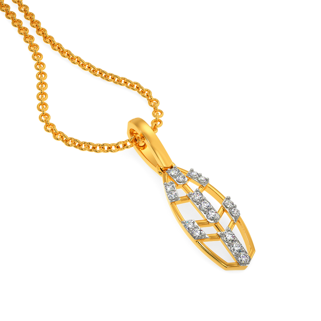 Trend in Net Diamond Pendants