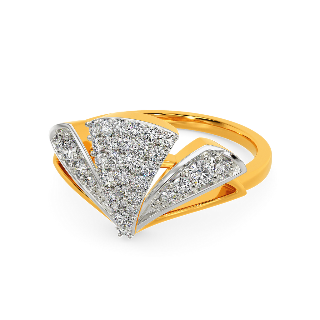 Futurism Unleashed Diamond Rings