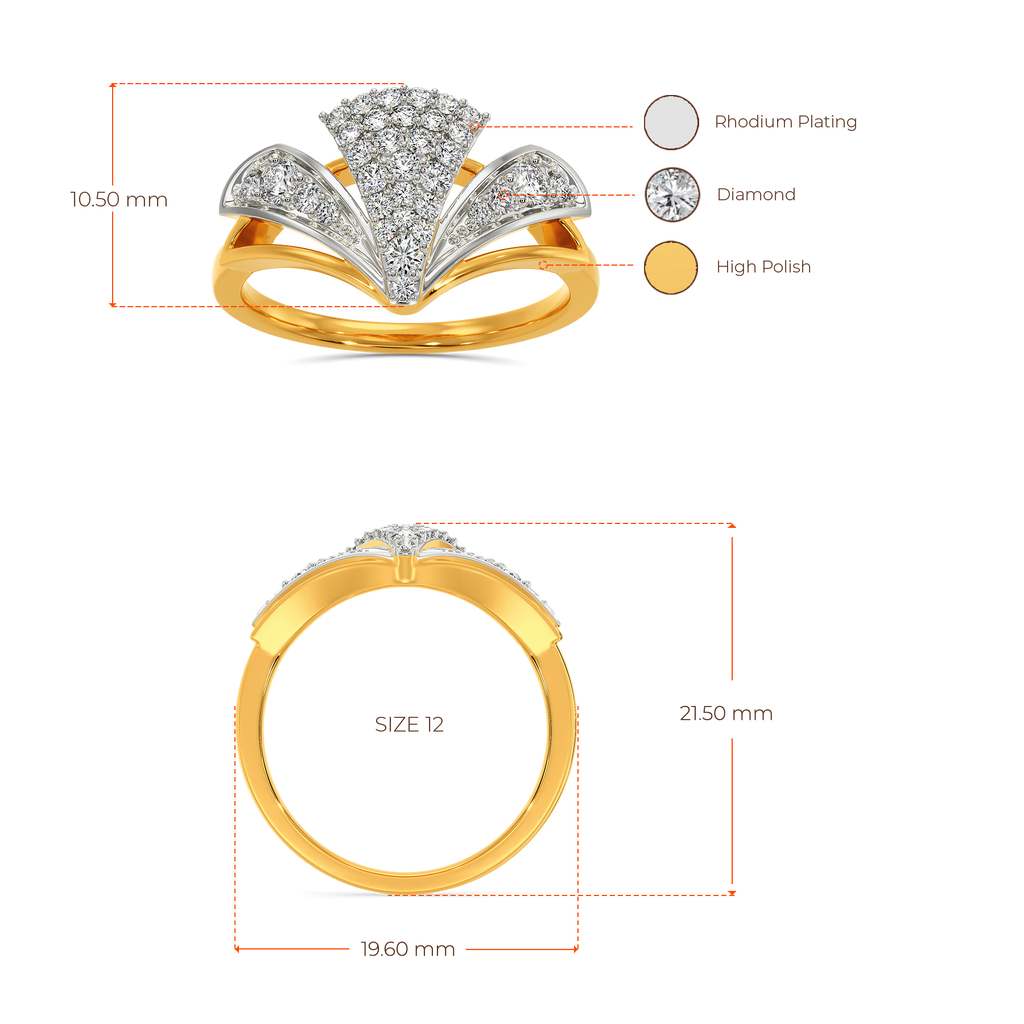 Futurism Unleashed Diamond Rings