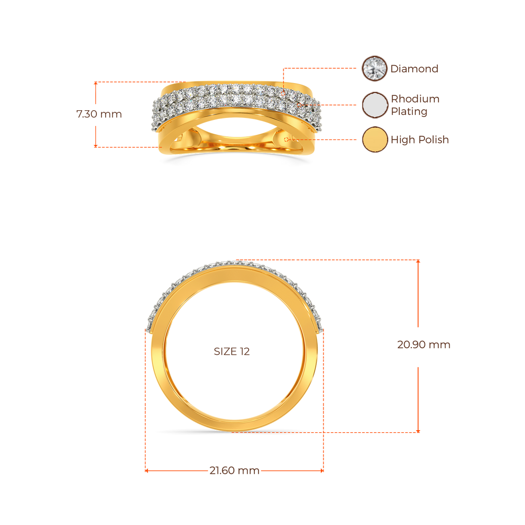 Fusion Sparkle Diamond Rings