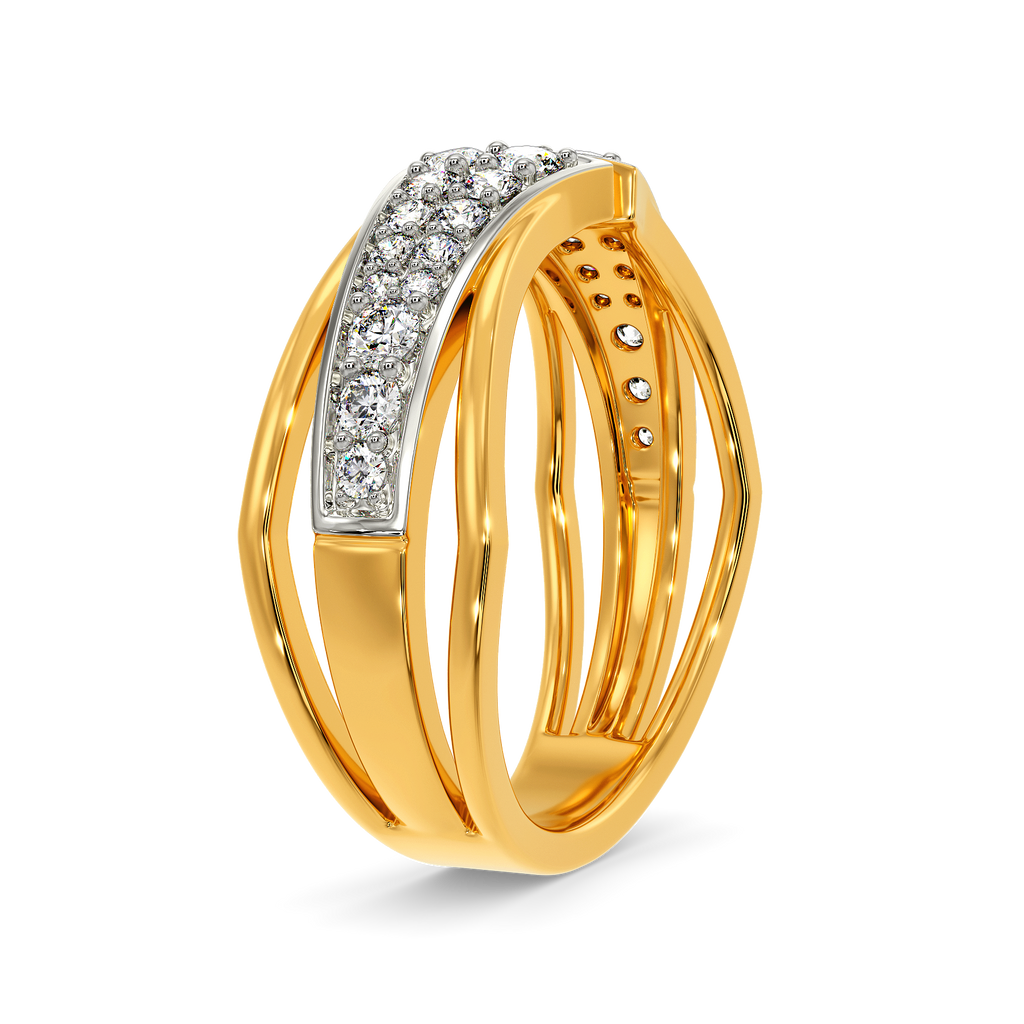 Rugged Party Diamond Rings