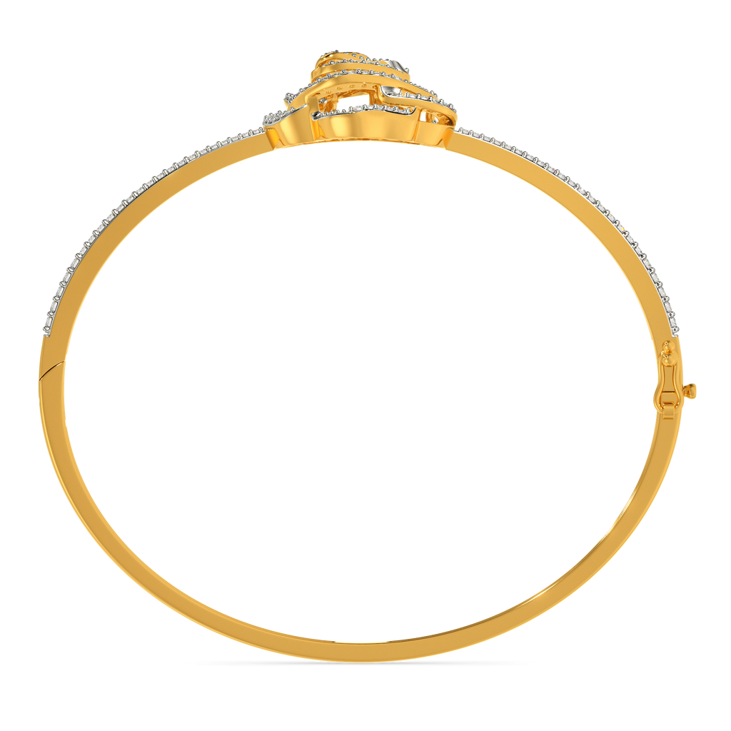 Power Petal Diamond Bangles