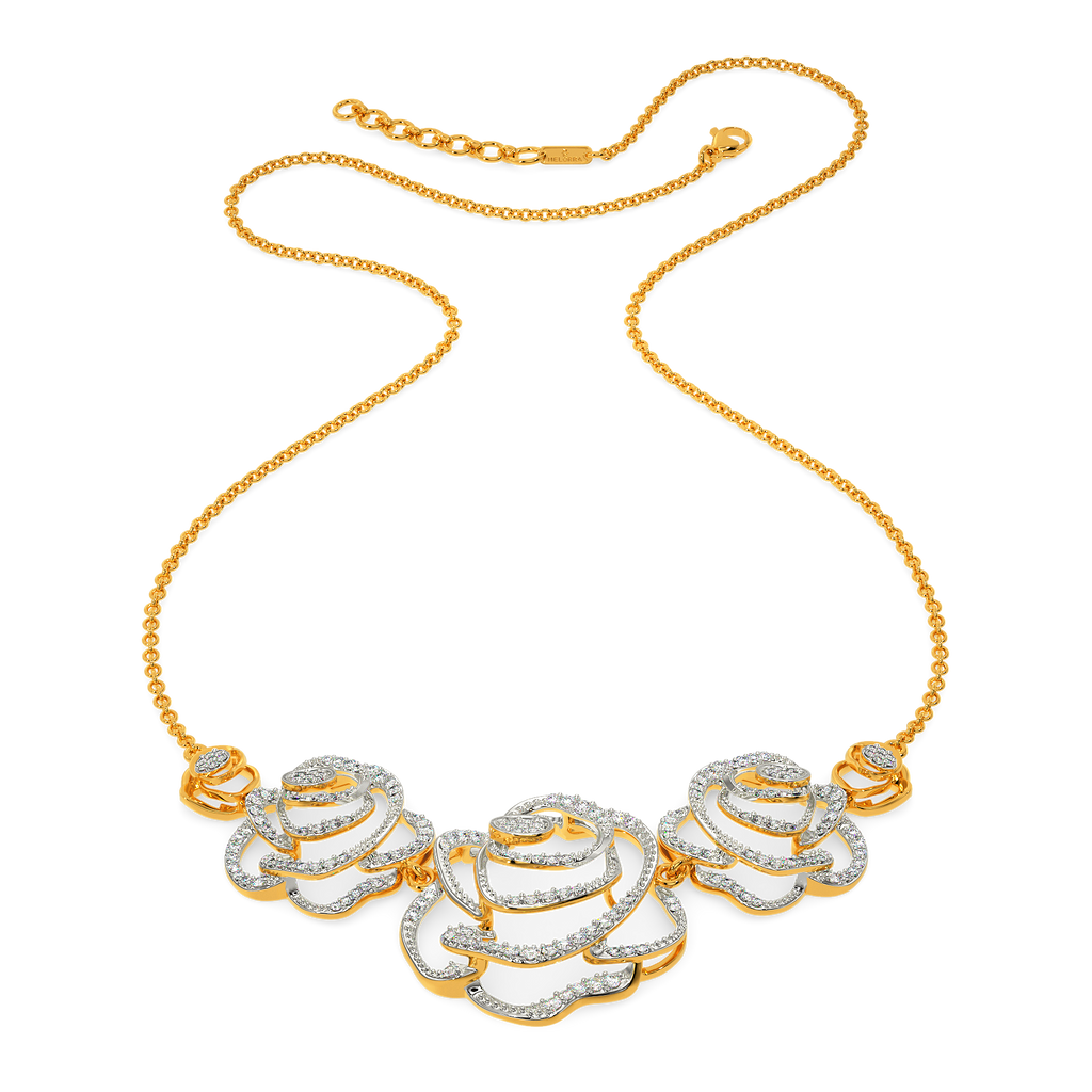Power Petal Diamond Necklaces