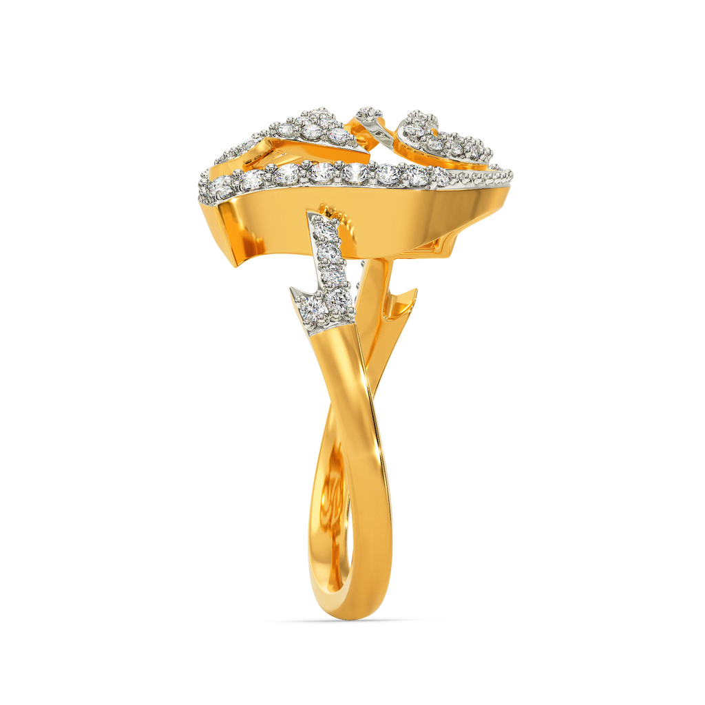 Whimsy Rosy Diamond Rings