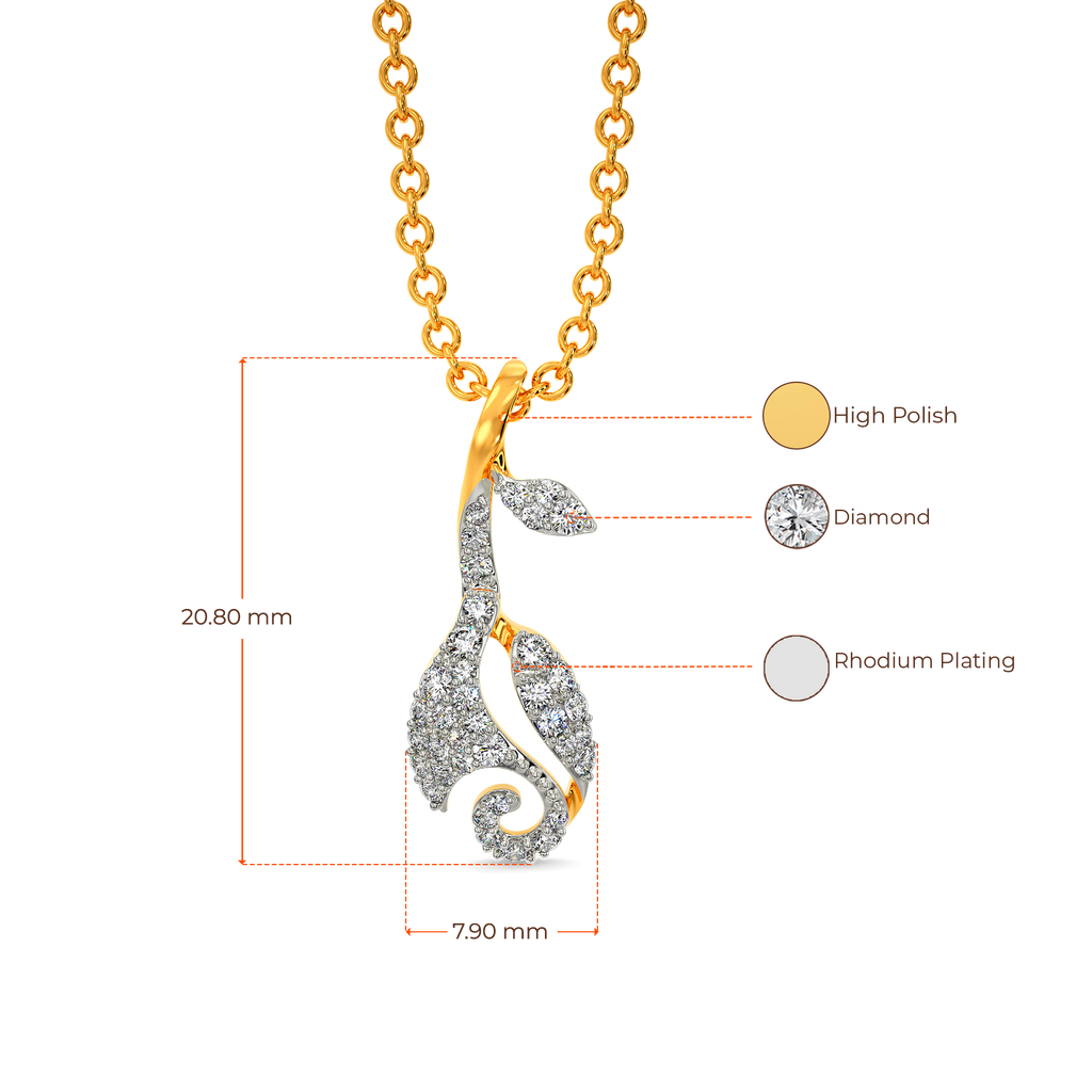 Secret of Roses Diamond Pendants
