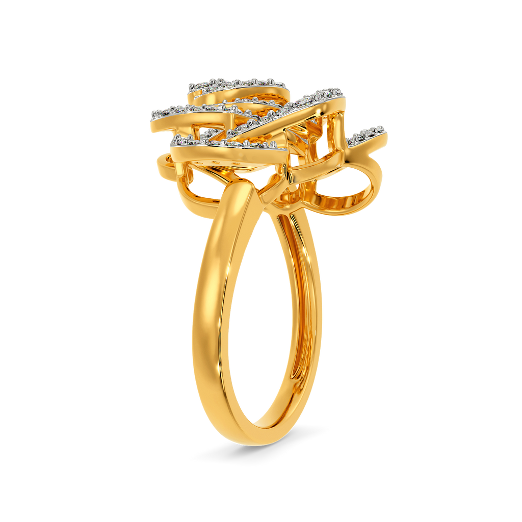 Mystique Rose Diamond Rings