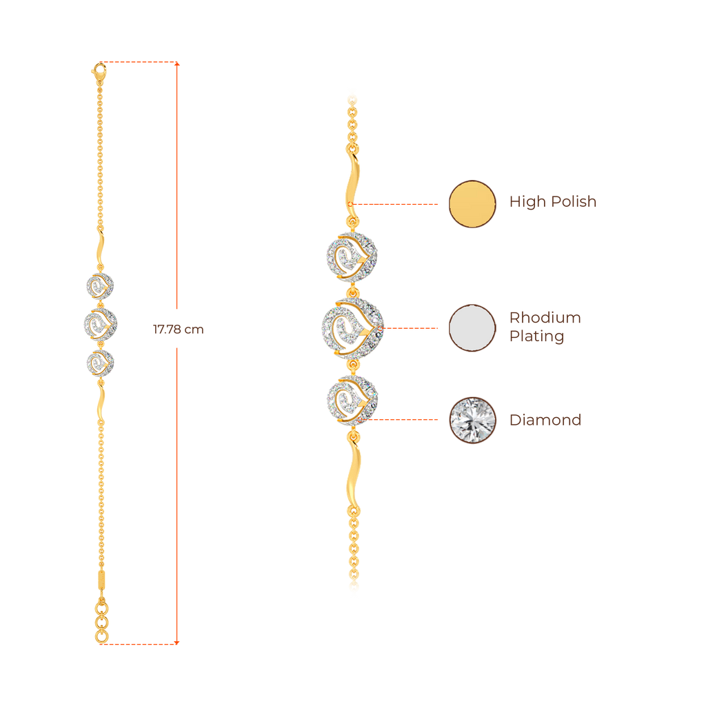 Scarlet Bloom Diamond Bracelets