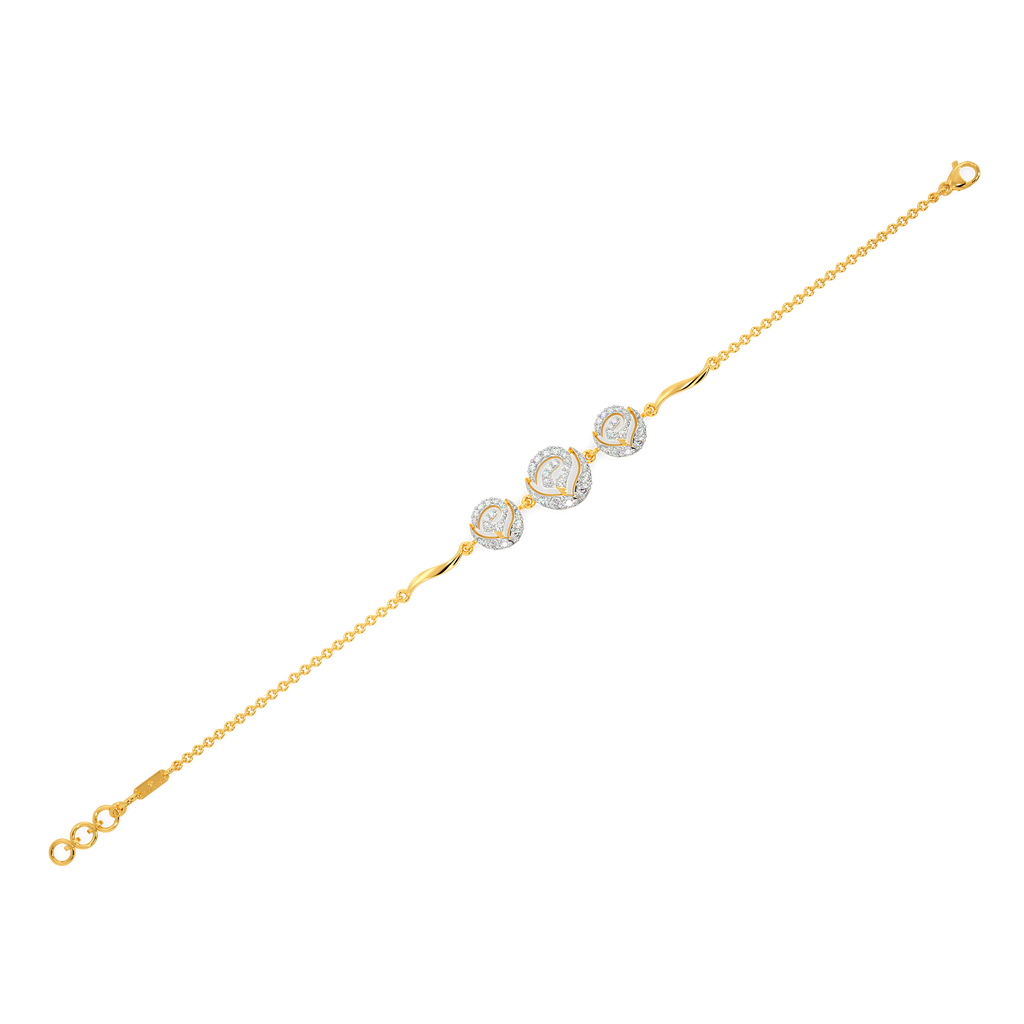 Scarlet Bloom Diamond Bracelets