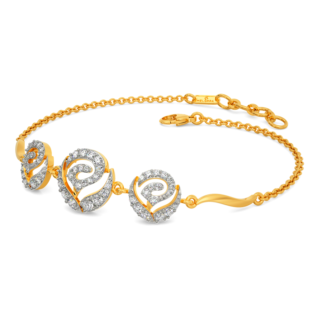 Scarlet Bloom Diamond Bracelets