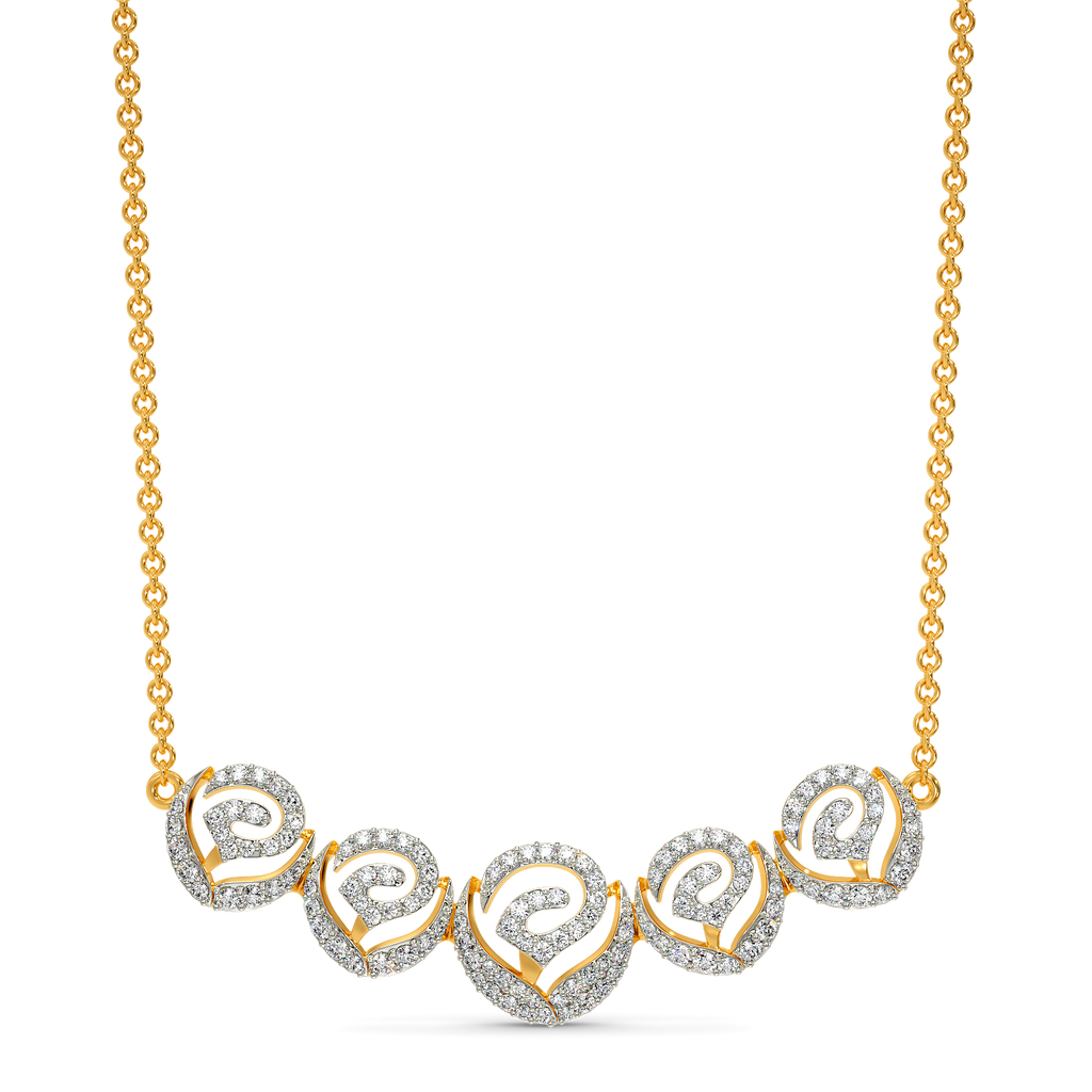 Scarlet Bloom Diamond Necklaces
