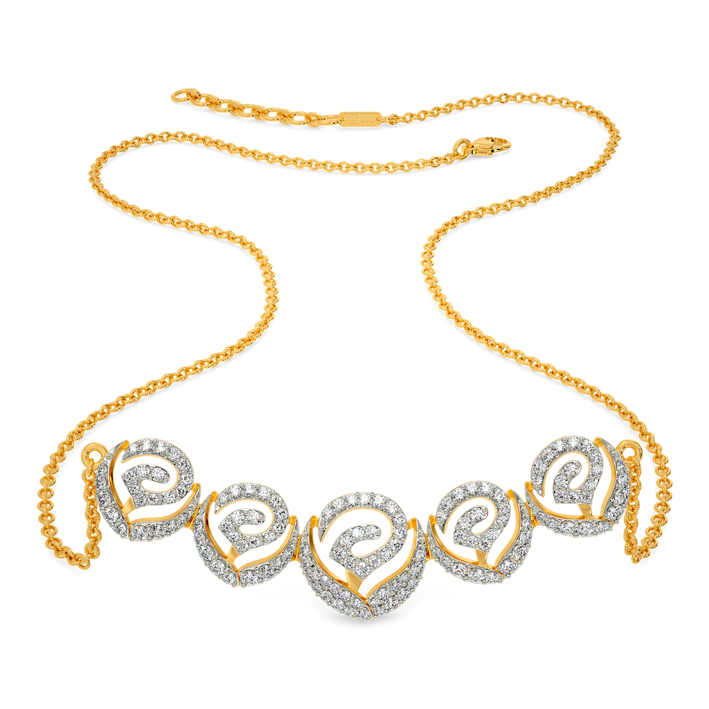 Scarlet Bloom Diamond Necklaces