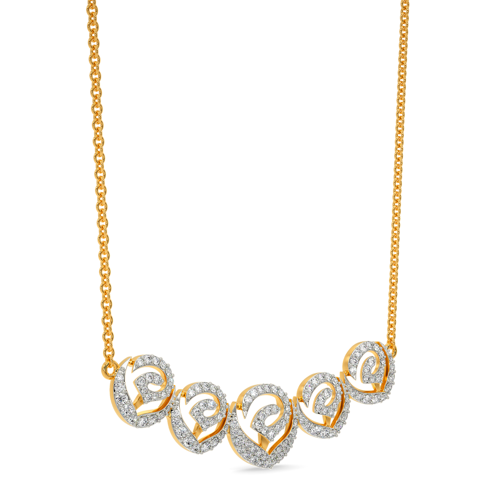 Scarlet Bloom Diamond Necklaces