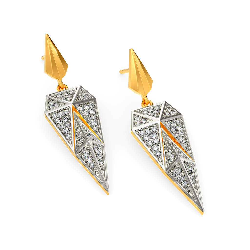 Voluminous Diamond Earrings