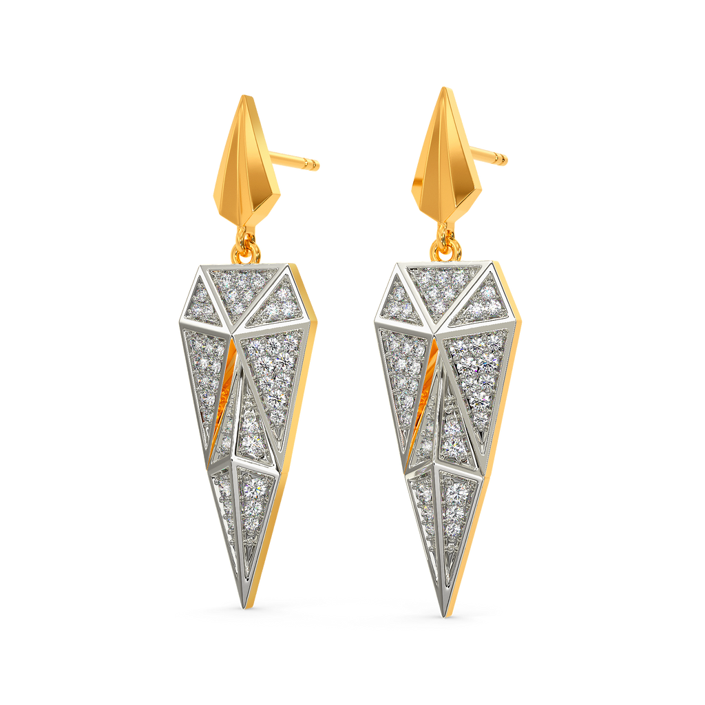 Voluminous Diamond Earrings