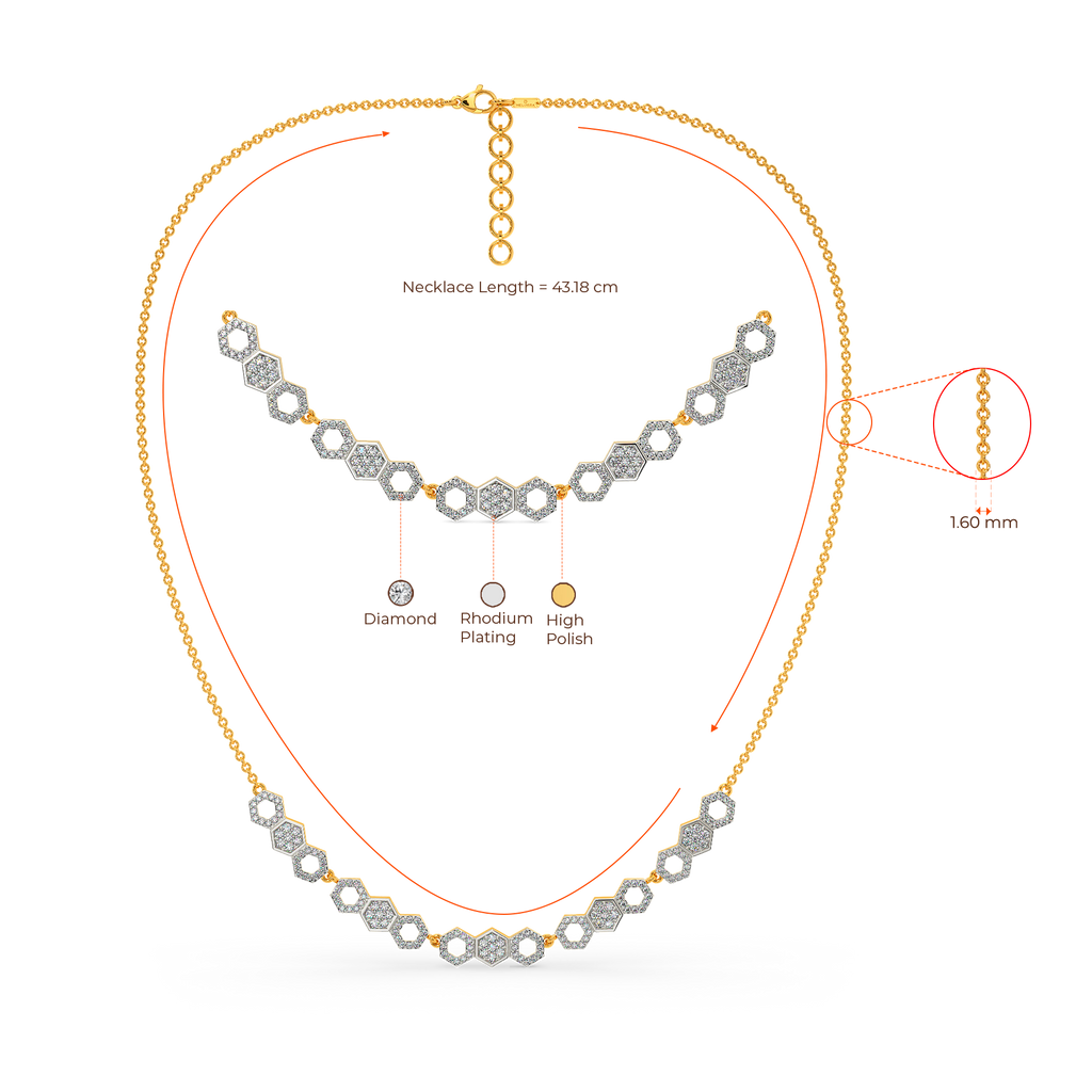 Regal Charm Diamond Necklaces