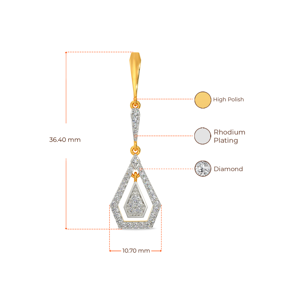 Regal Royal Diamond Earrings