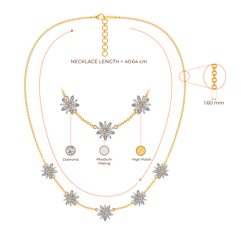 Bloom Dale Diamond Necklaces