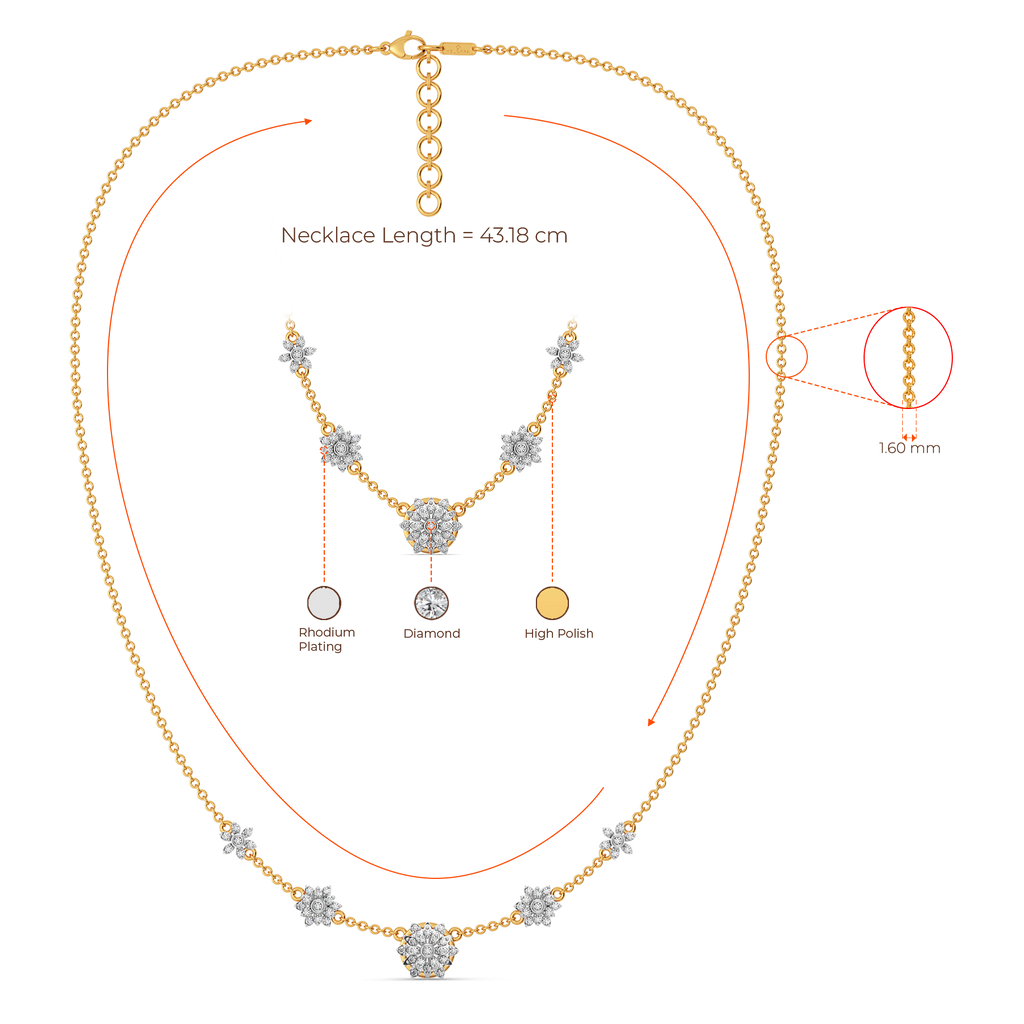 Bloom Edit Diamond Necklaces