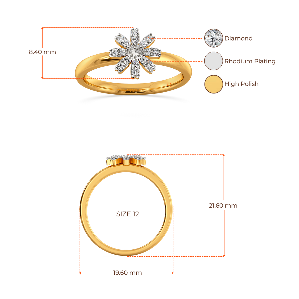 Twilight Garden Diamond Rings