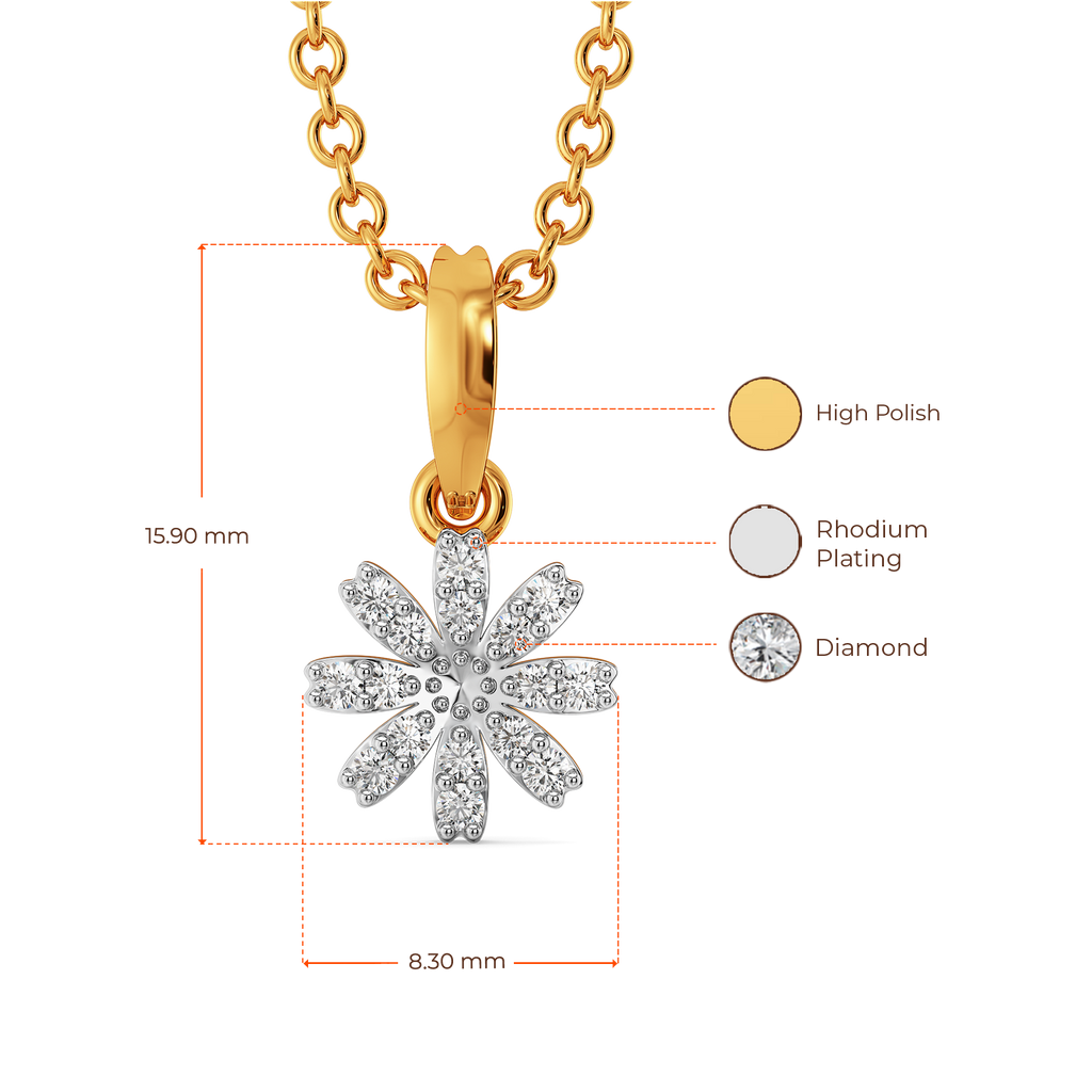 Twilight Garden Diamond Pendants