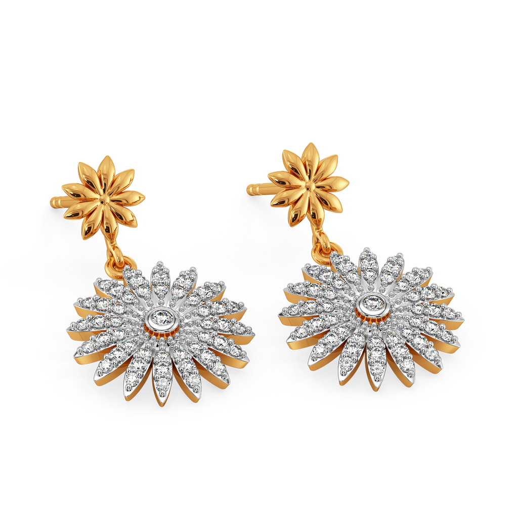House of Bloom Diamond Earrings