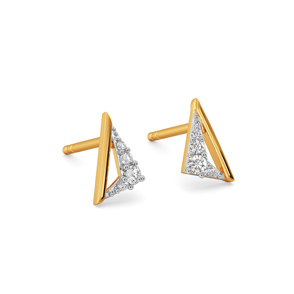Modern Flair Diamond Earrings
