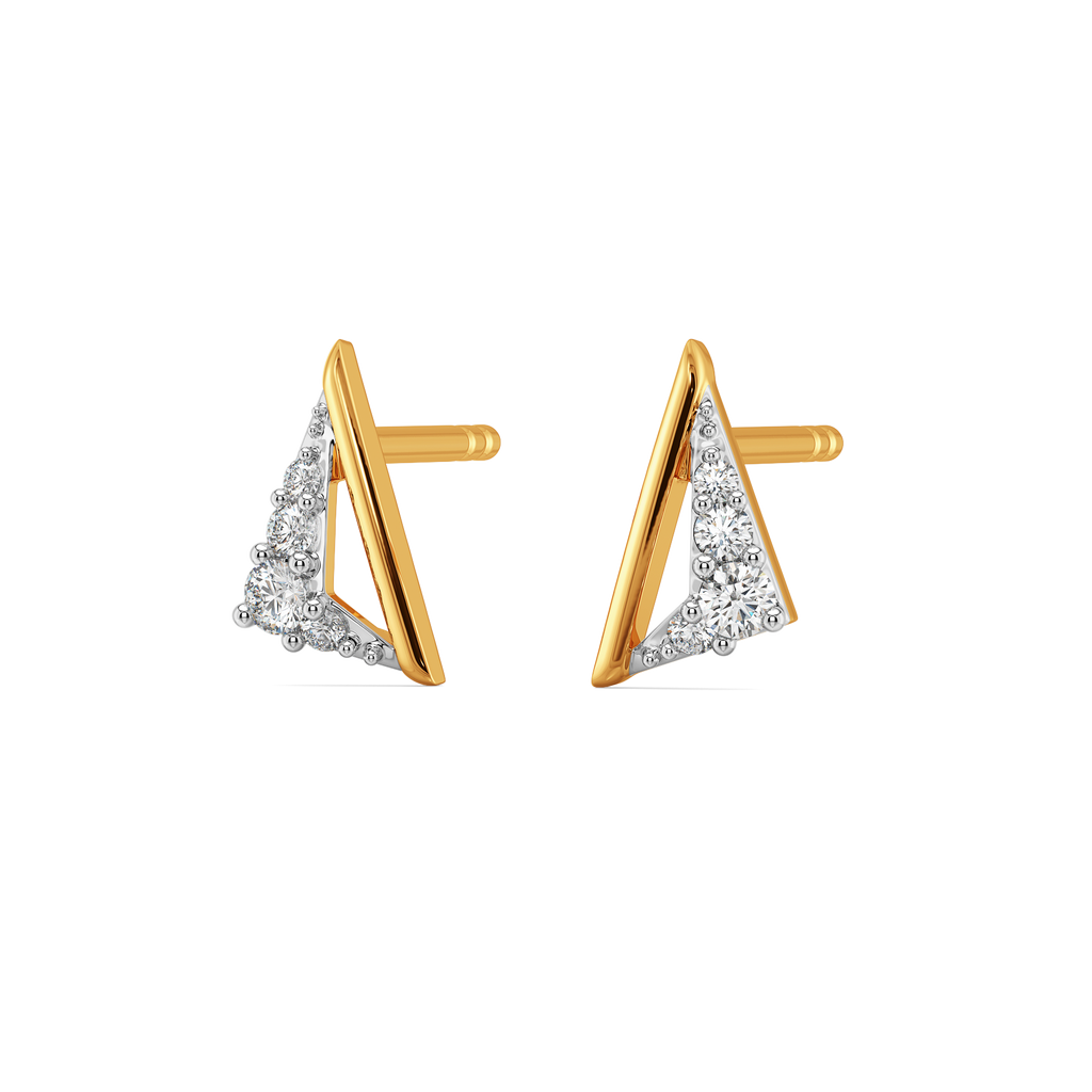 Modern Flair Diamond Earrings