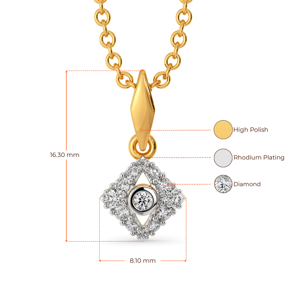 Jazz up in Cutouts Diamond Pendants