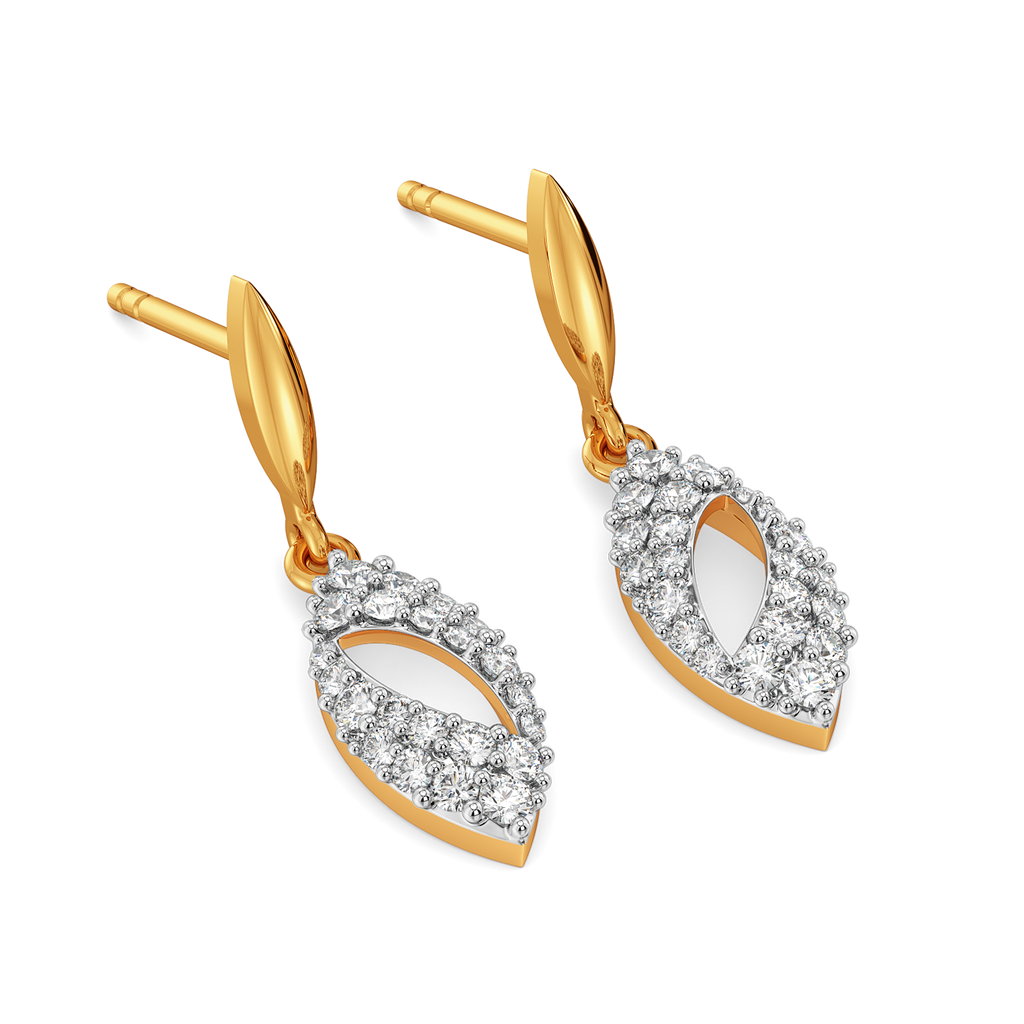 Playful Cutouts Diamond Earrings
