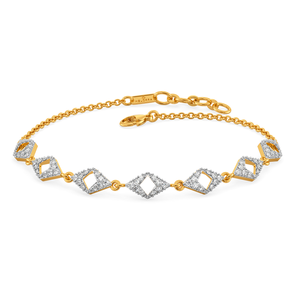 Saly in Cutouts Diamond Bracelets