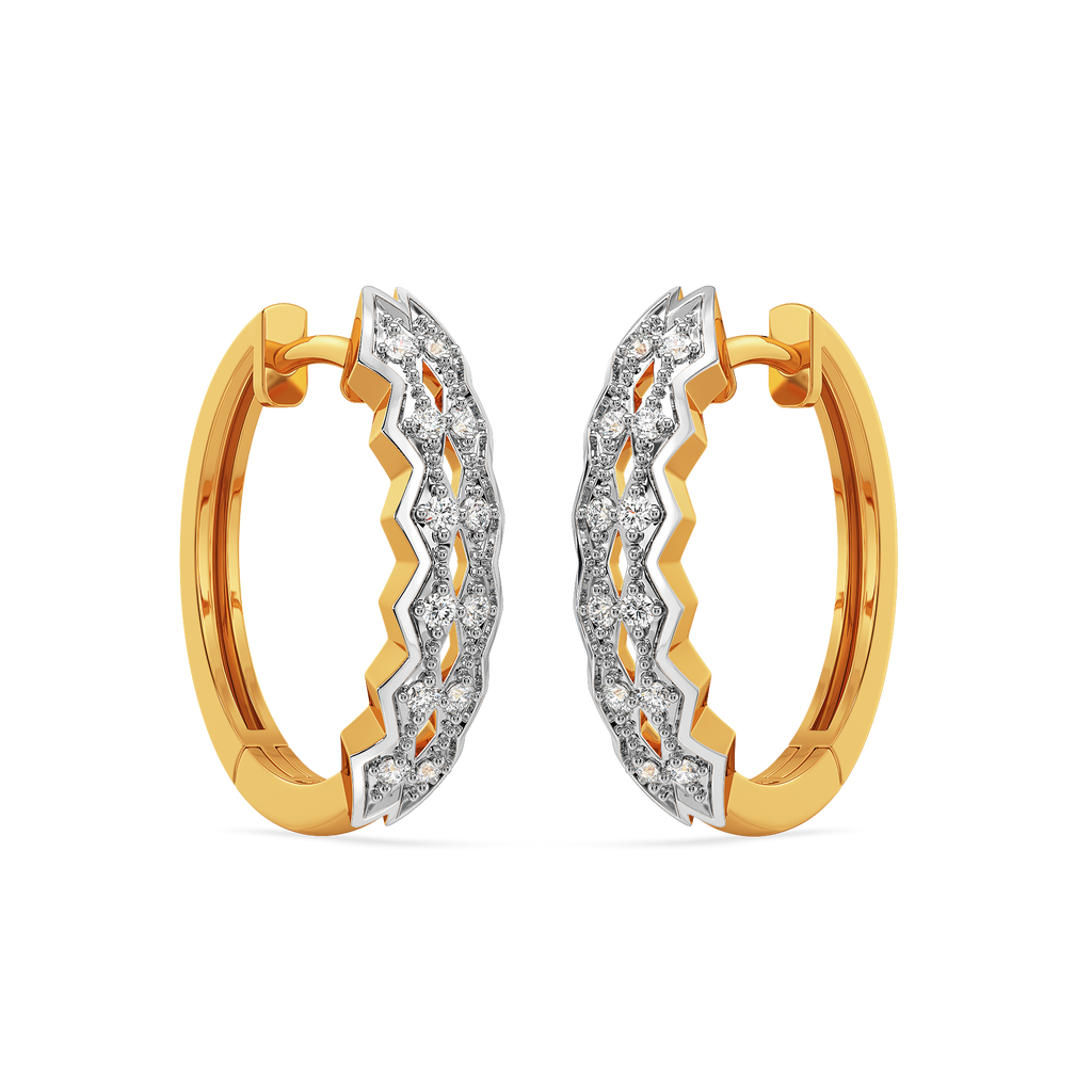 Saly in Cutouts Diamond Earrings