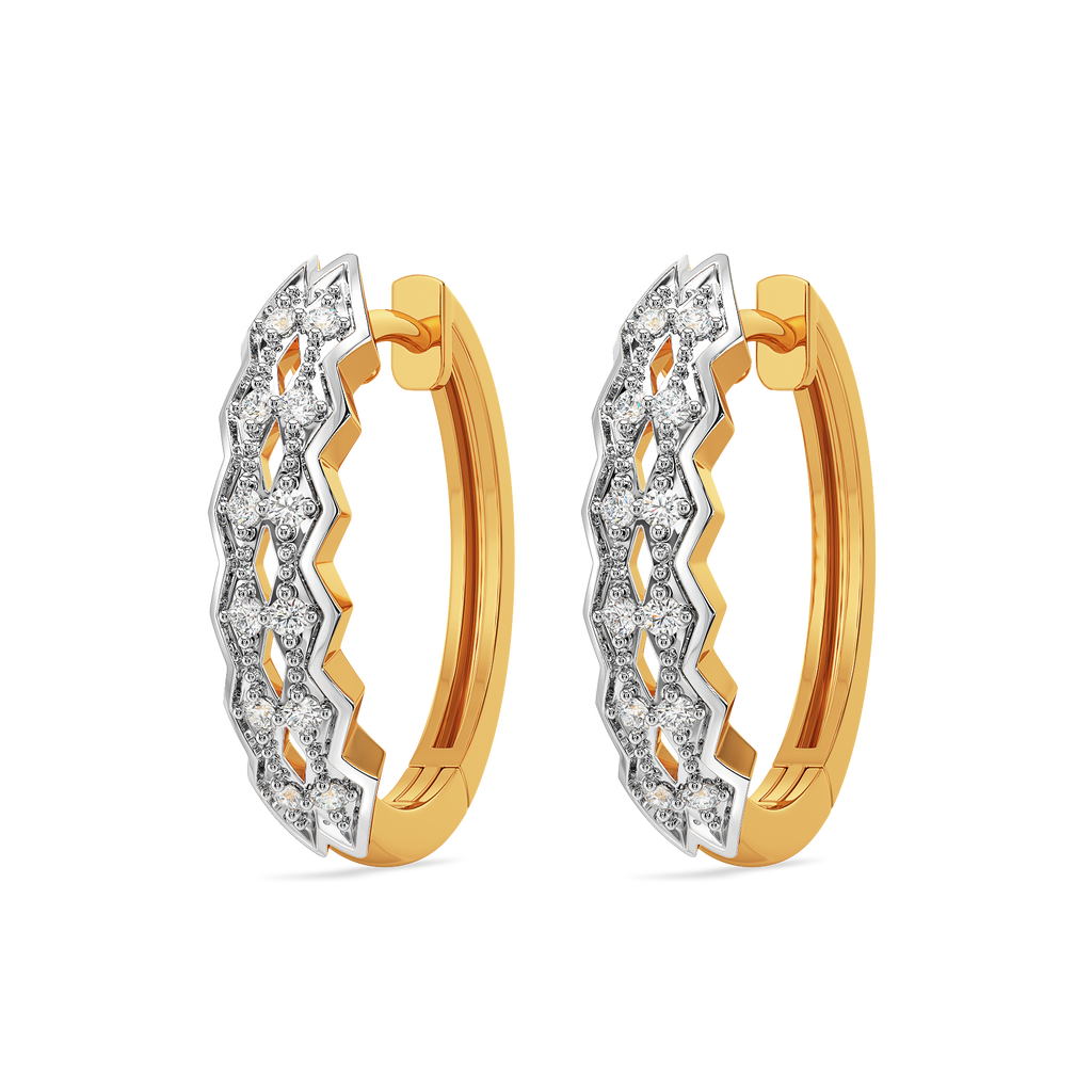 Saly in Cutouts Diamond Earrings