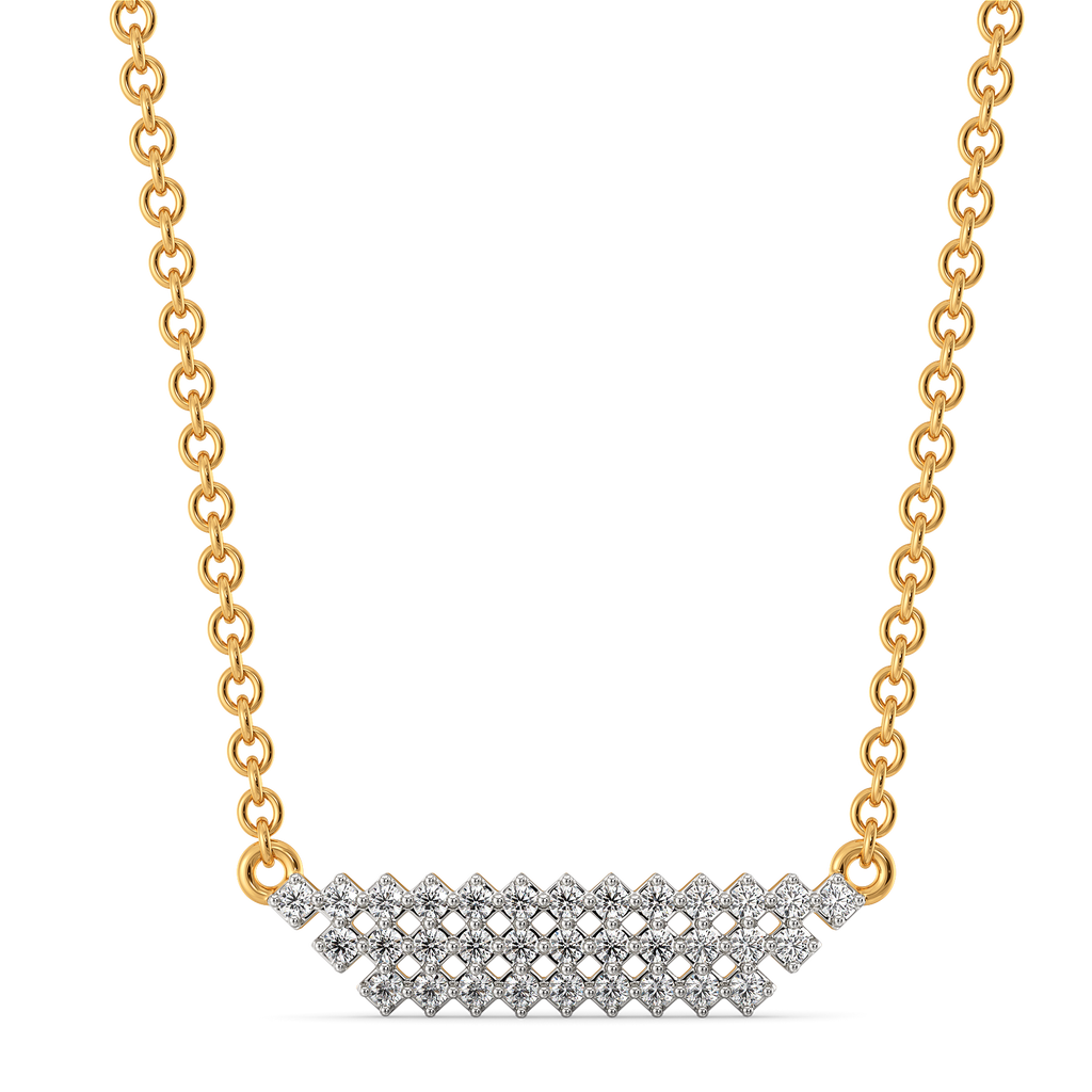 Saly in Cutouts Diamond Necklaces