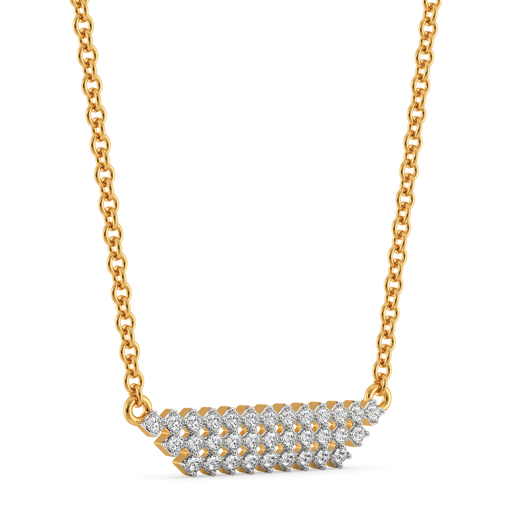 Saly in Cutouts Diamond Necklaces