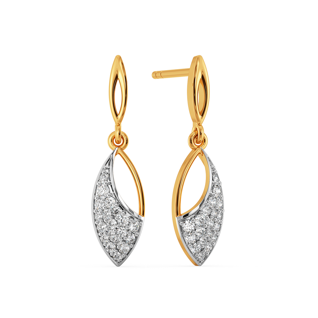 Call out Cutouts Diamond Earrings