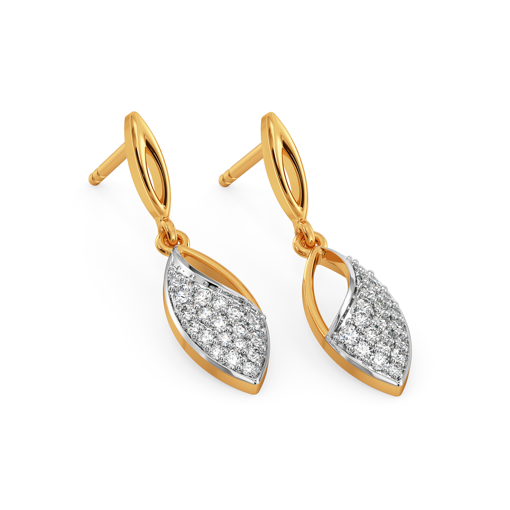 Call out Cutouts Diamond Earrings