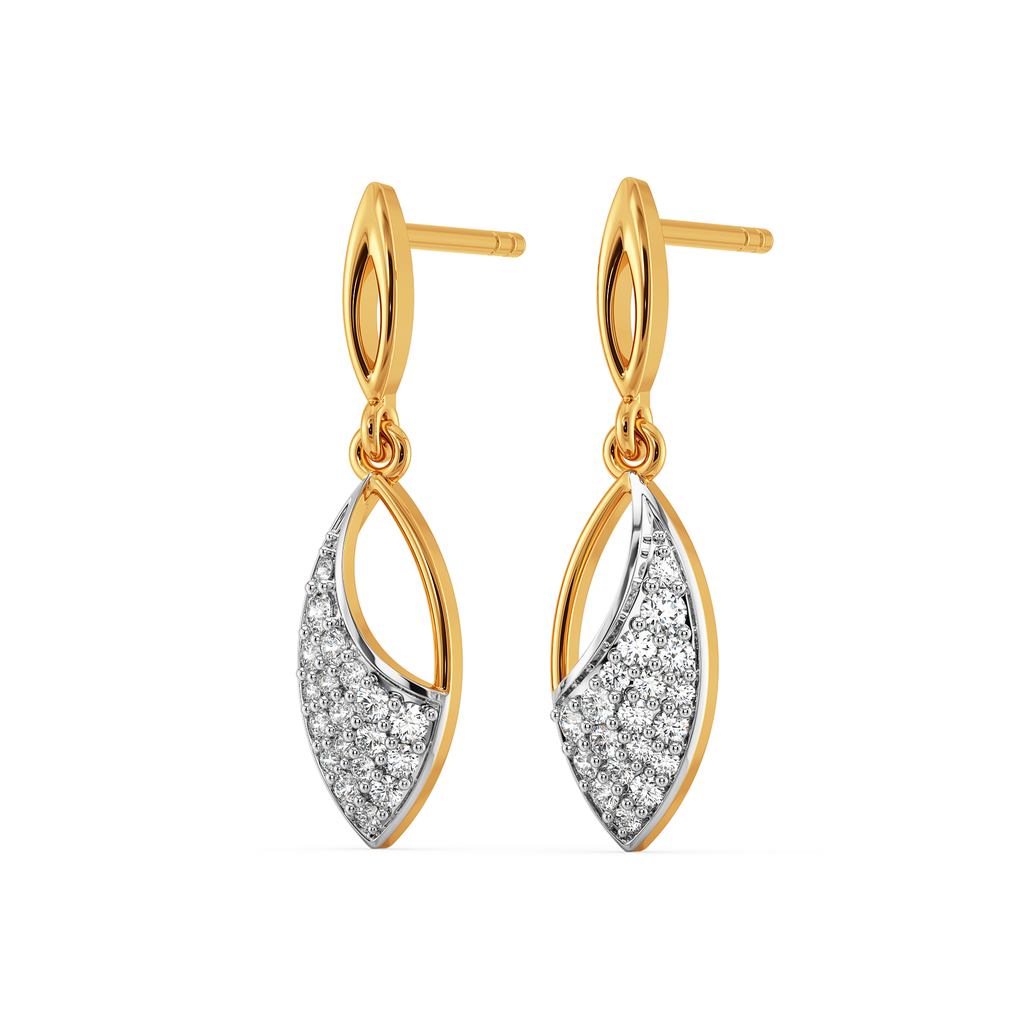 Call out Cutouts Diamond Earrings
