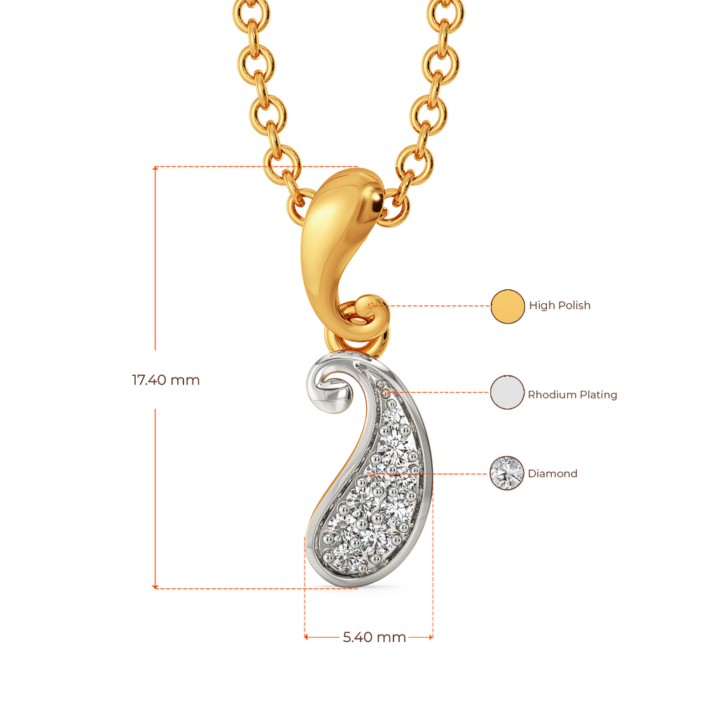 Hippy Aura Diamond Pendants