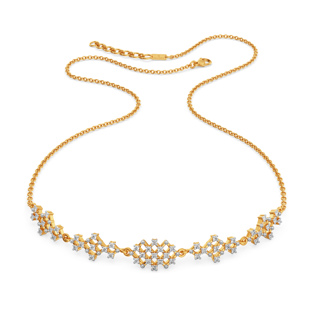 Mesh Match Diamond Necklaces