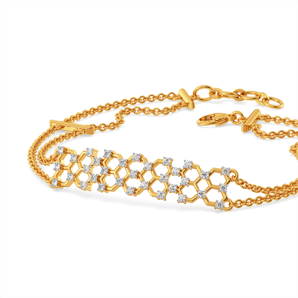 Not Just a Weave Diamond Bracelets