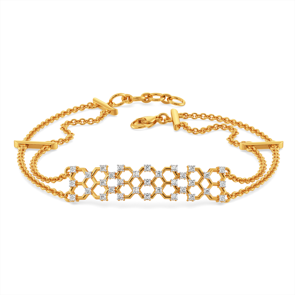 Not Just a Weave Diamond Bracelets