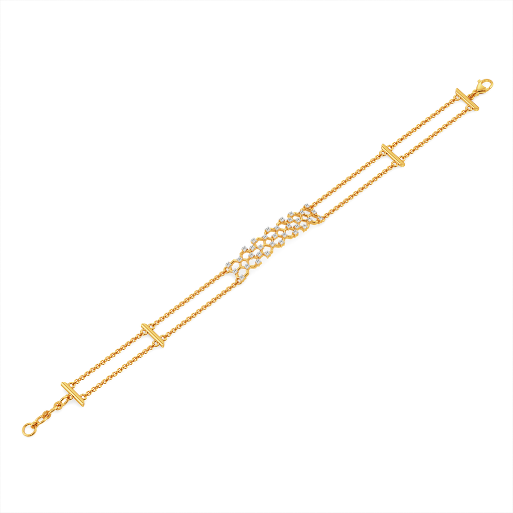 Not Just a Weave Diamond Bracelets