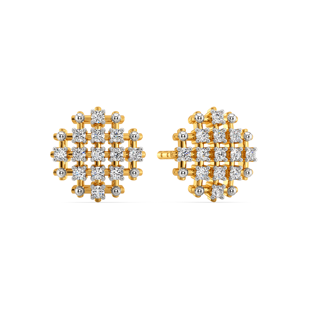 Not Just a Weave Diamond Earrings