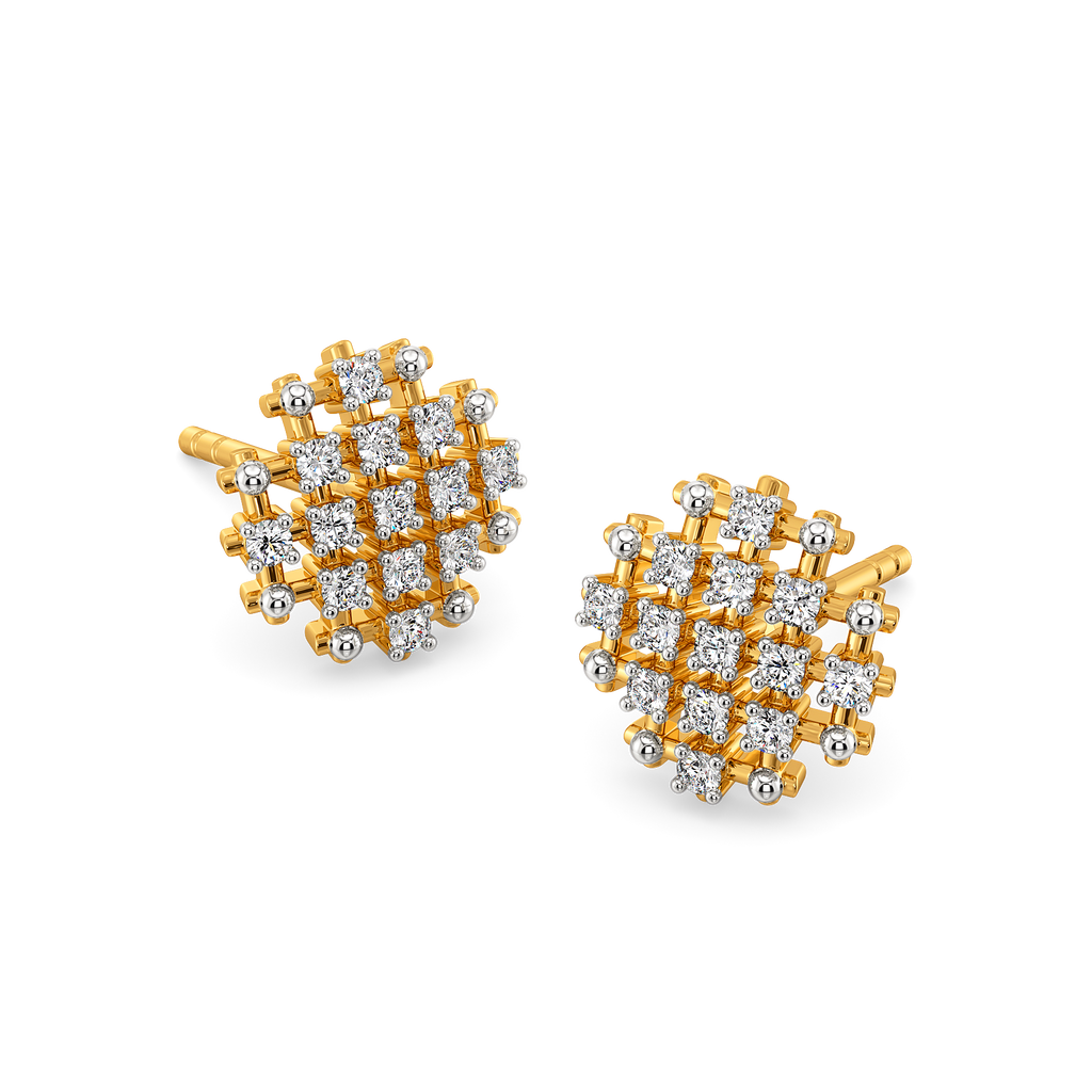 Not Just a Weave Diamond Earrings