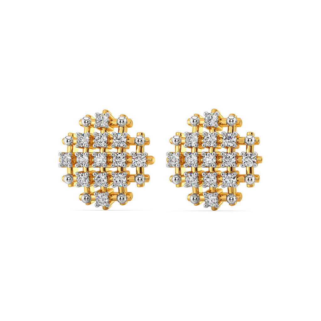 Not Just a Weave Diamond Earrings