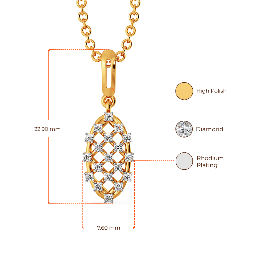 Just Meshing Around Diamond Pendants