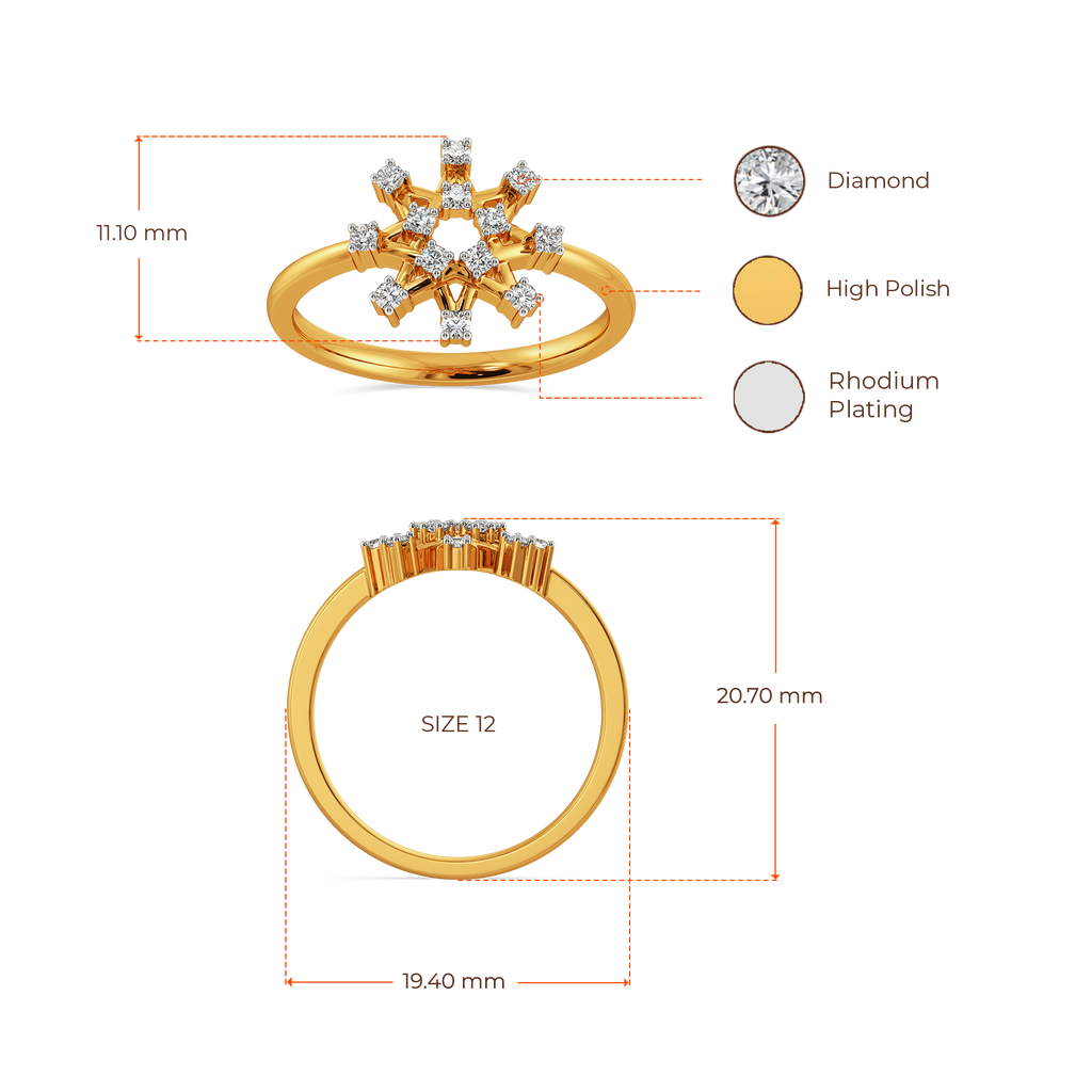 Mesh and Mingle Diamond Rings