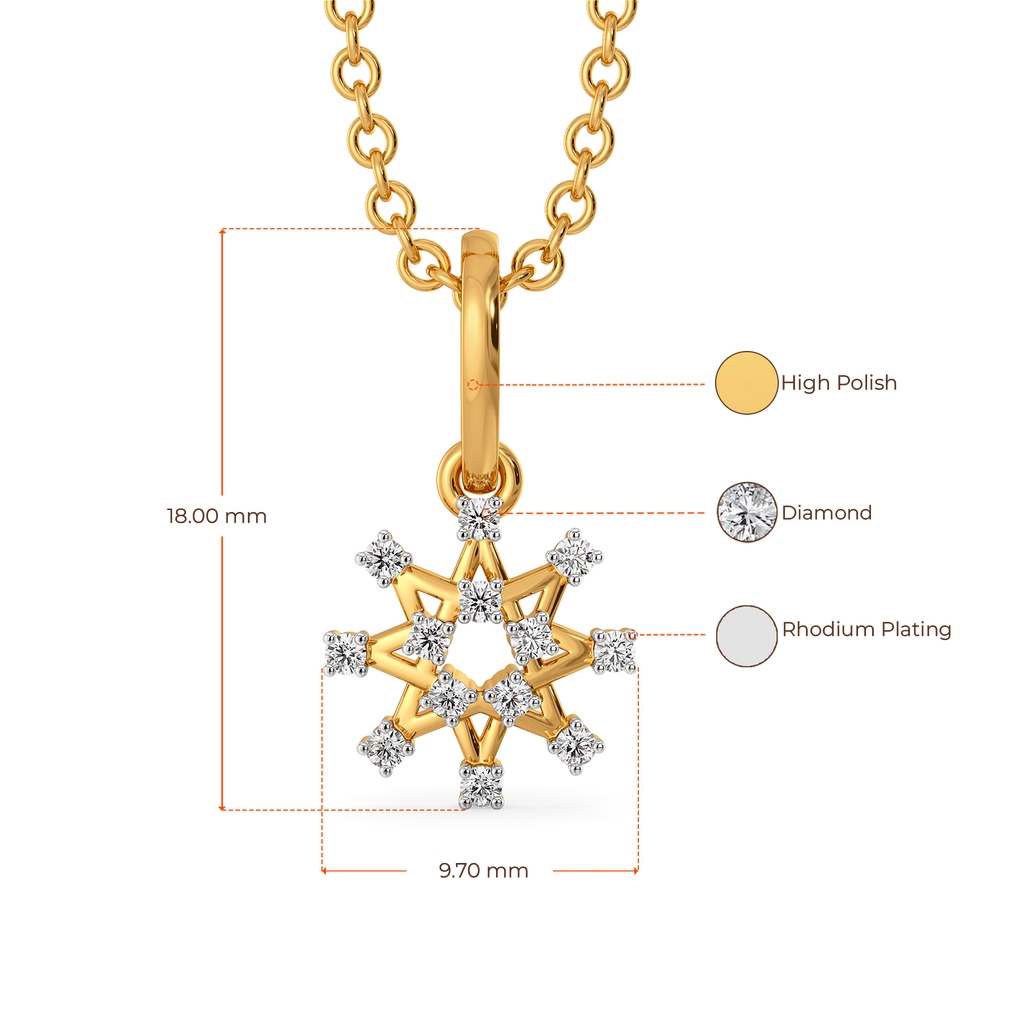 Mesh and Mingle Diamond Pendants
