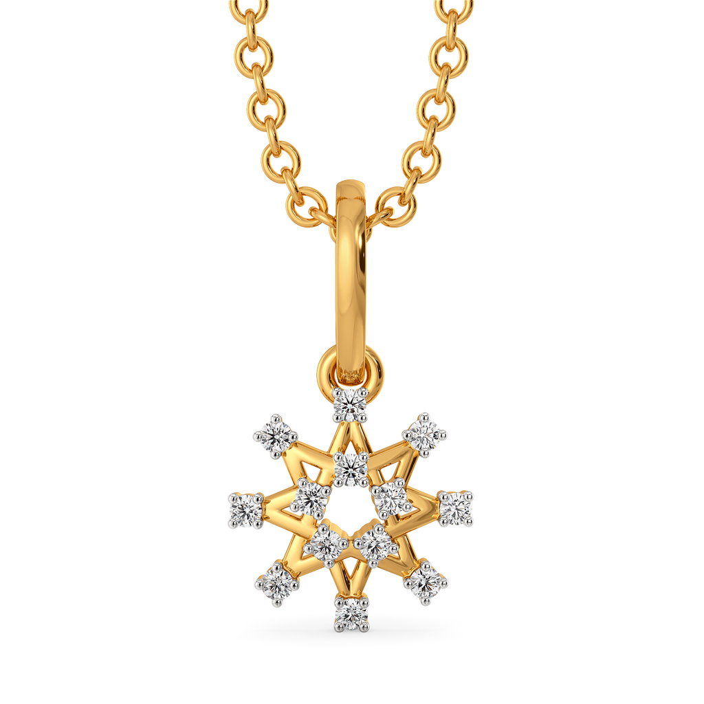 Mesh and Mingle Diamond Pendants