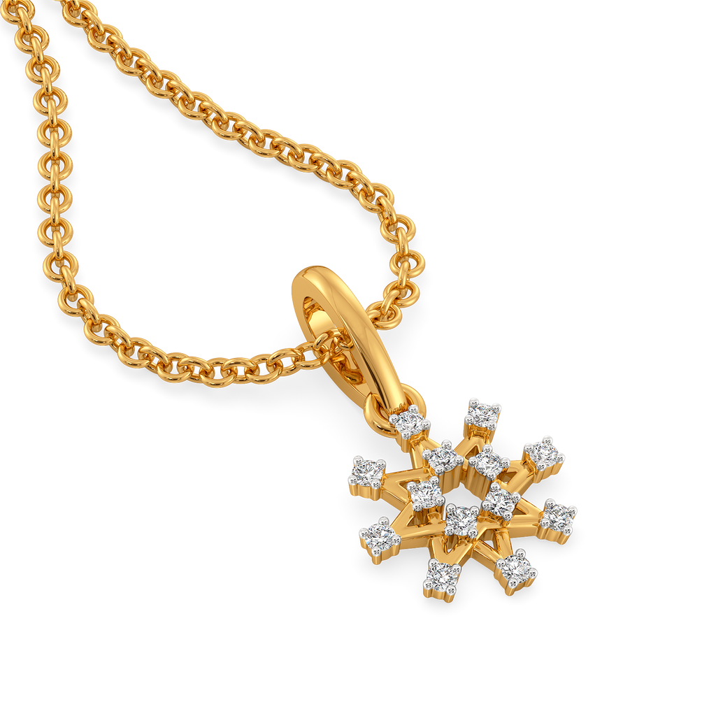 Mesh and Mingle Diamond Pendants